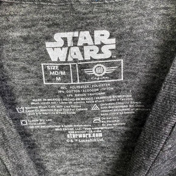 Star Wars Sz. Medium Tie Fighter Vintage Style - Picture 3 of 3